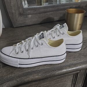 Converse White Low-Top Sneakers